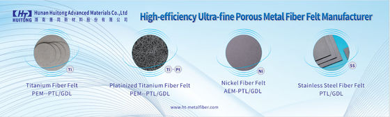 Ultra-Fine Titanium Fiber Porous Felt