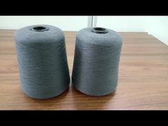 ब्लैक यार्न 21s 28% स्टेनलेस स्टील फाइबर, 36% कपास एंटी स्टैटिक के लिए 36% पॉलिएस्टर के साथ मिश्रित